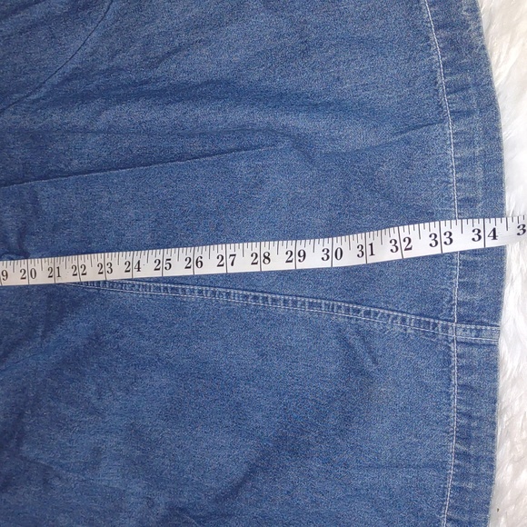 💜VINTAGE💜 Bobbie Brooks Denim Maxi Skirt - Picture 6 of 9